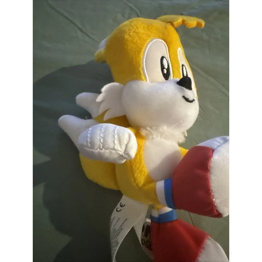 Sonic Tails plush figure 2022 Jakks Pacific Yellow Mini Plushie Collectors